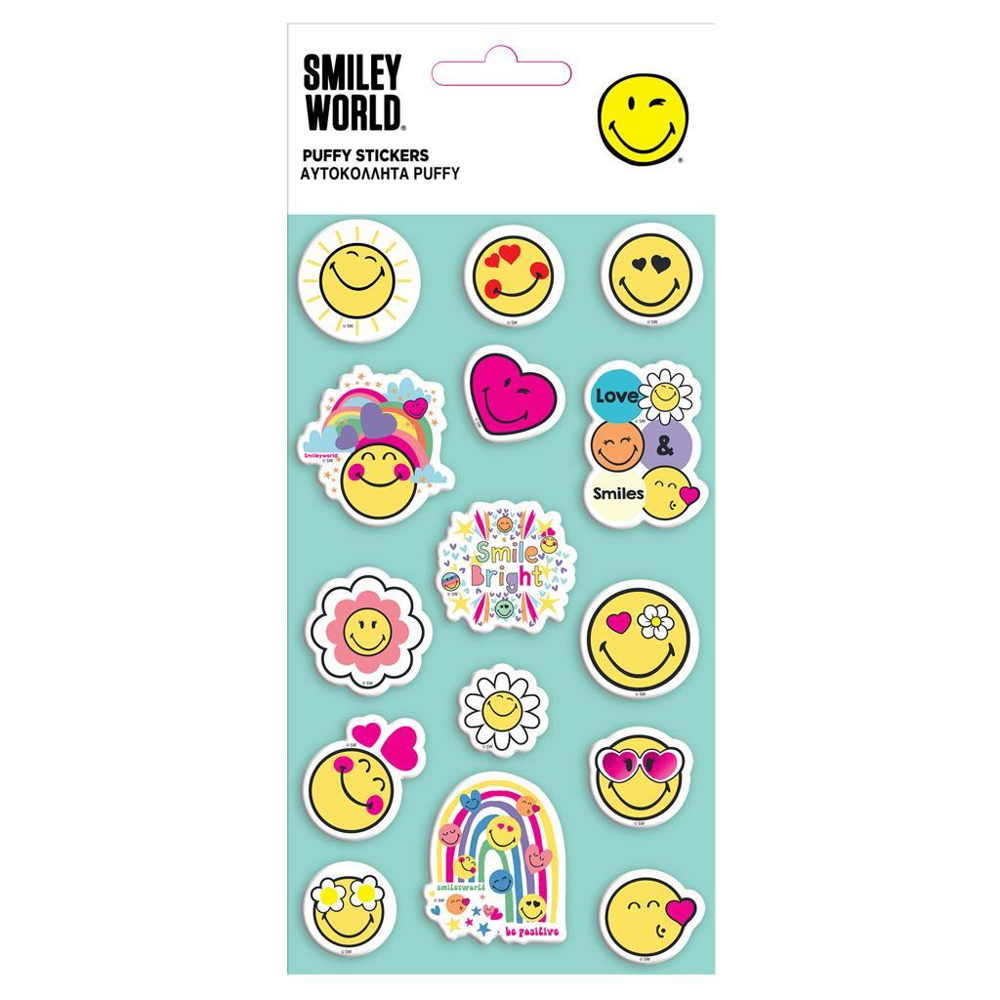 Smiley Klistermärke Bubbla