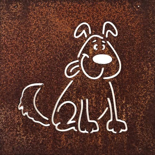 Hund - armeringsdekor