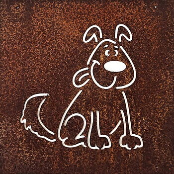 Hund - armeringsdekor