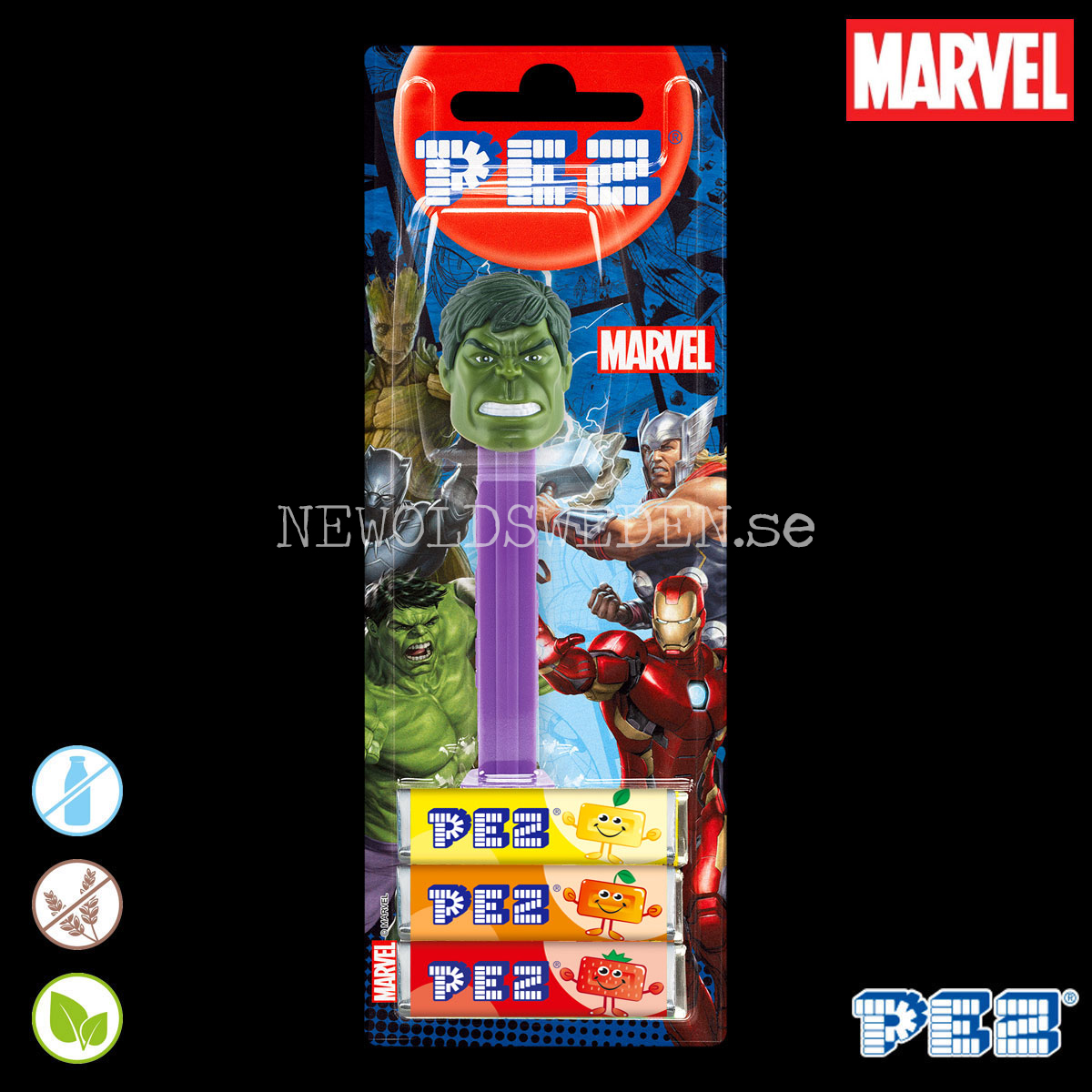 PEZ Dispenser HULK + Candy - Marvel - PE32 - 2
