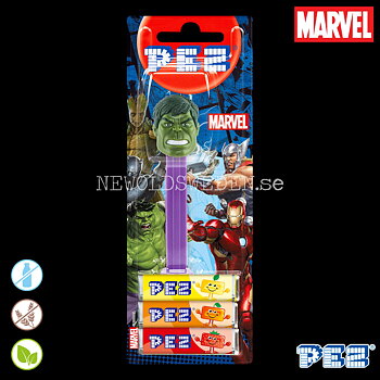 PEZ Dispenser HULK + Candy - Marvel - PE32