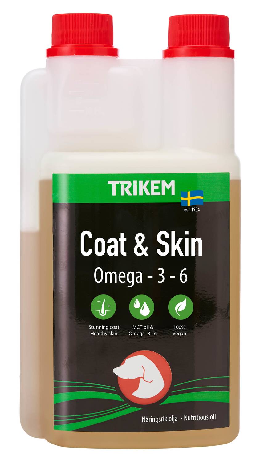 Trikem Coat & Skin Hund flytande - 500 ml