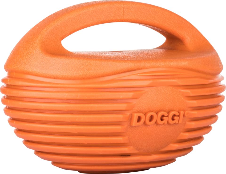 DOGGI Rugby Dog Toy With Handle - Several Sizes - TPR 