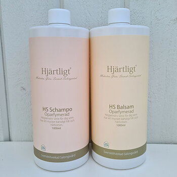 Hjärtligt Paket HS Schampo & Balsam 1000ml