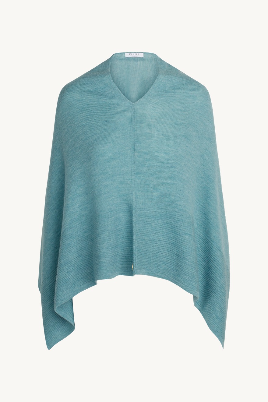 CWPaige Poncho - Peacock - Claire 