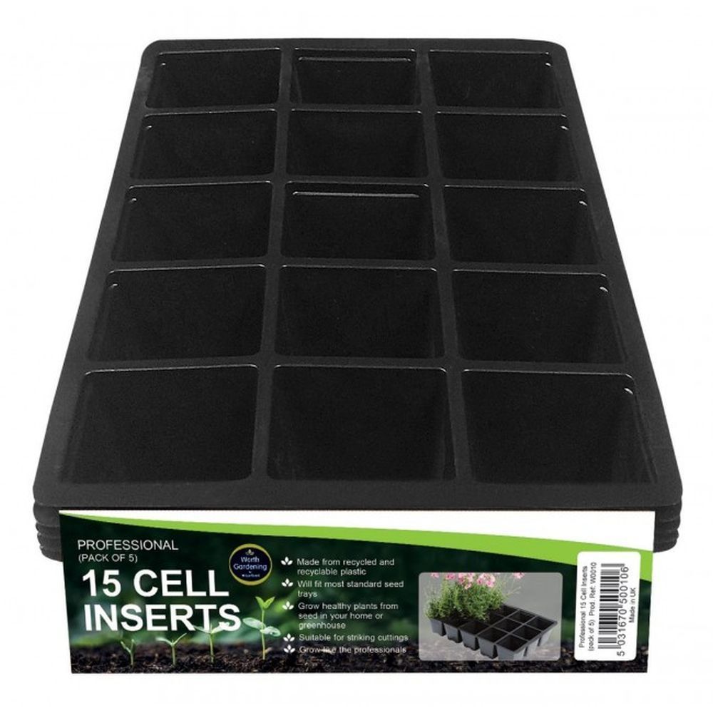 Plantbrätte - 15 celler - 5-pack