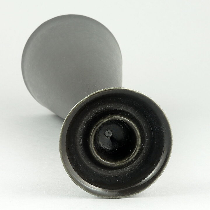 Stig Lindberg (Julius 1959) Black Modern Candleholder 23 cm