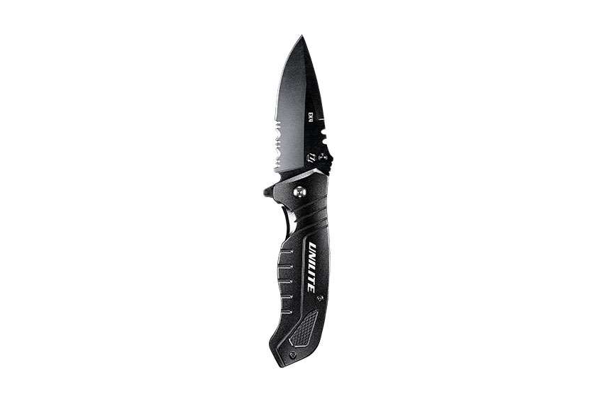 Kabelkniv i rustfritt stål, sammenleggbar