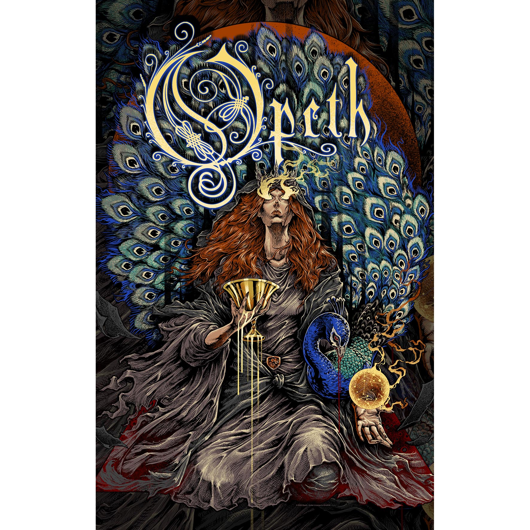 OPETH TEXTILE POSTER - SORCERESS