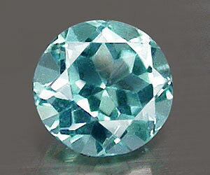 Apatita azul paraiba natural talla redonda 3 mm