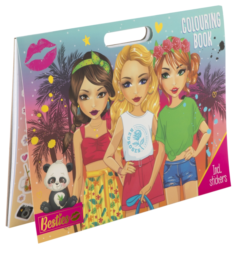 Sense Colouring Book med Stickers