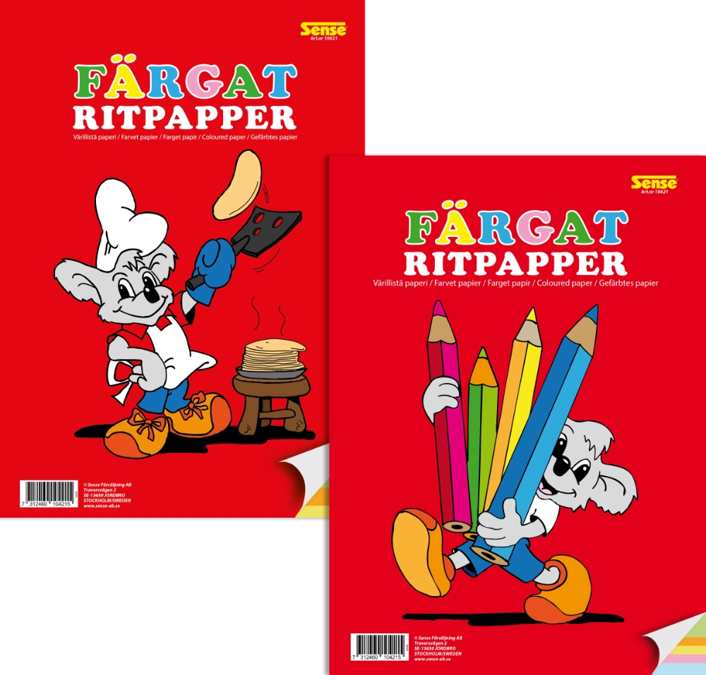 Sense Färgat Papper