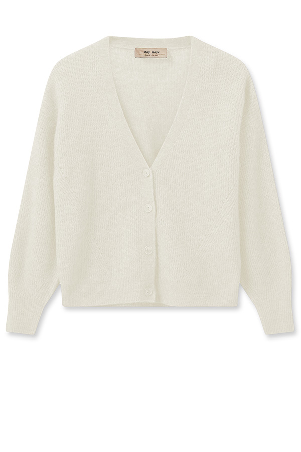 Mos Mosh - MMThora V-neck Knit  Cardigan  Ecru - 3