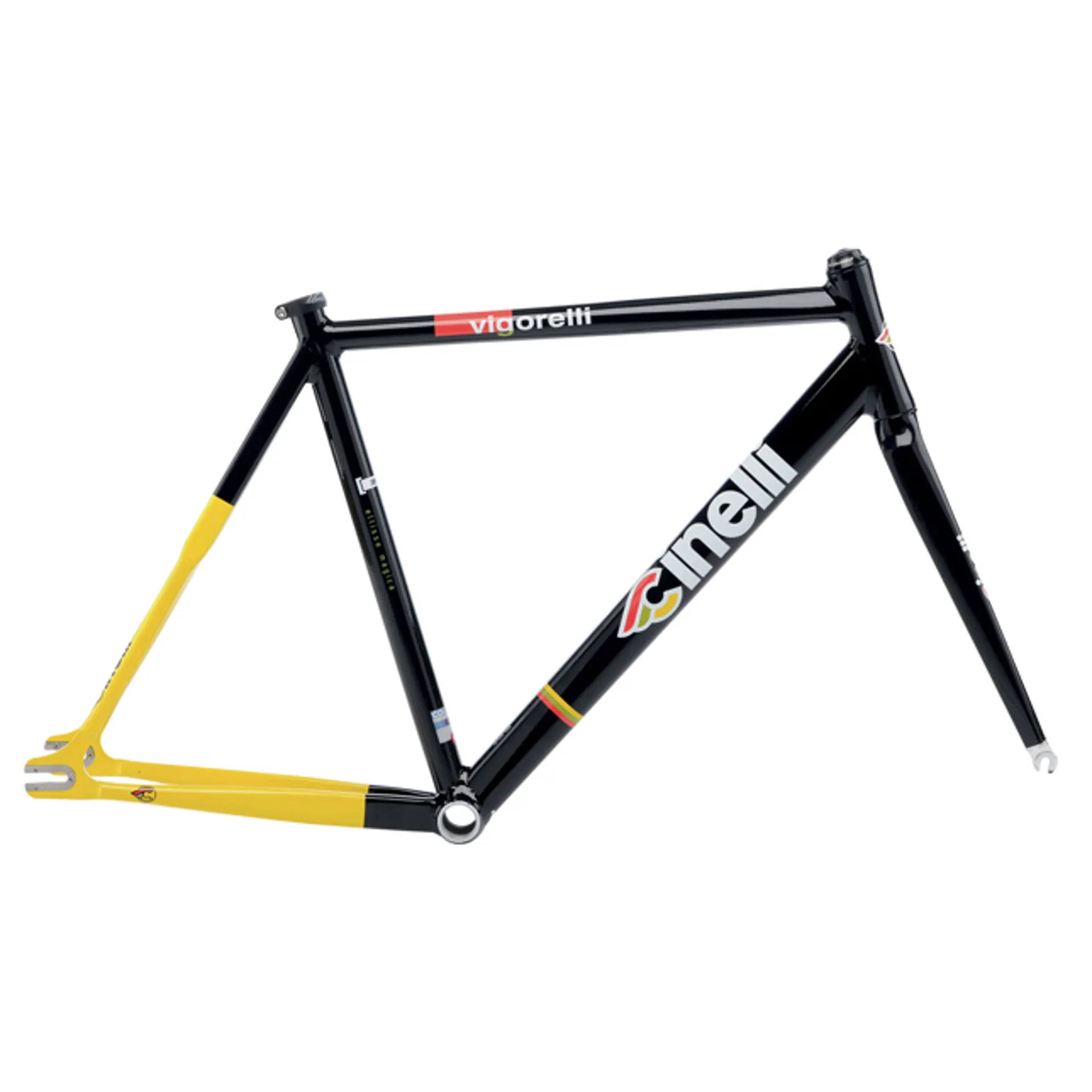NOS: Cinelli Vigorelli Black is Black 58 XL Frame set