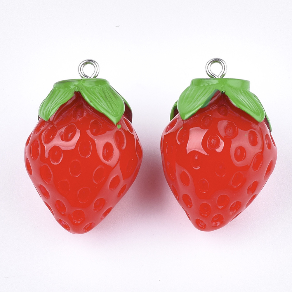 Berlock - Resin 3D,  Strawberry - 2