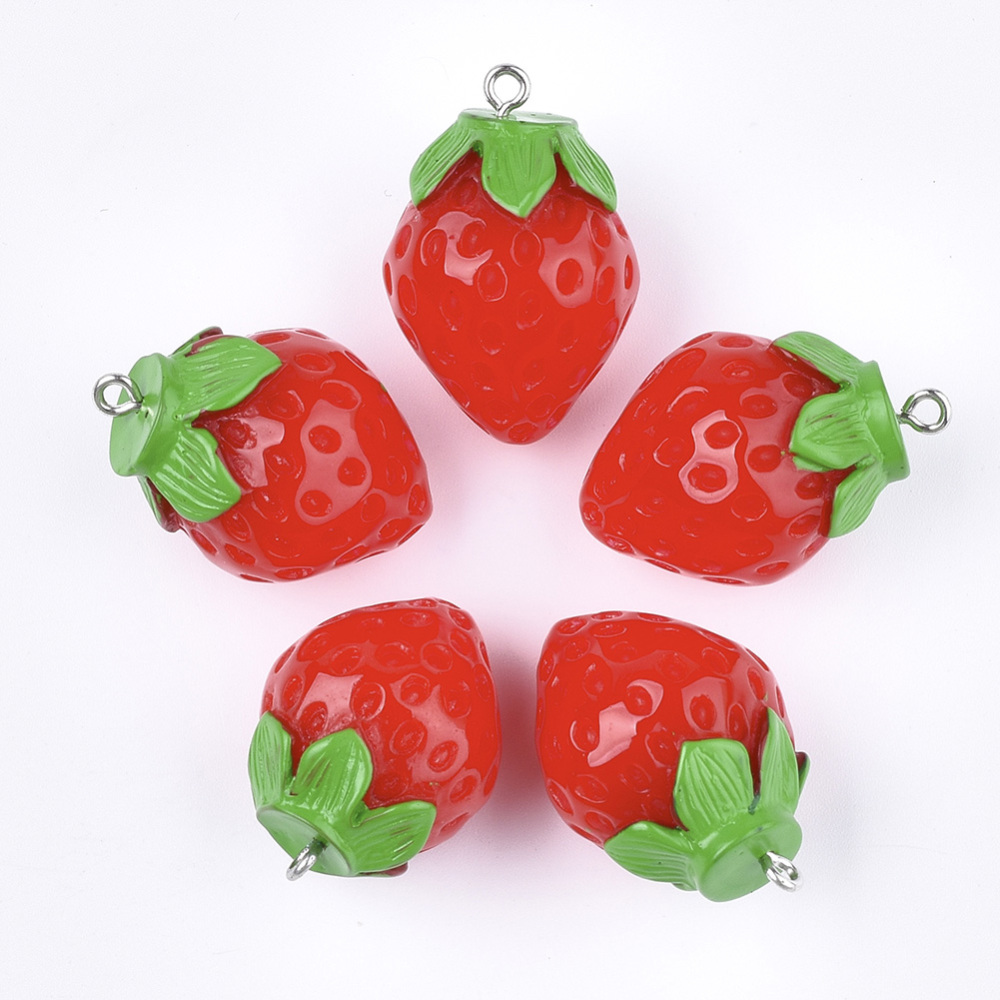 Berlock - Resin 3D,  Strawberry