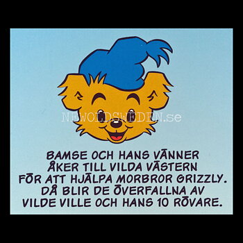 BAMSE HJÄLPER MORBROR GRIZZLY - MB209