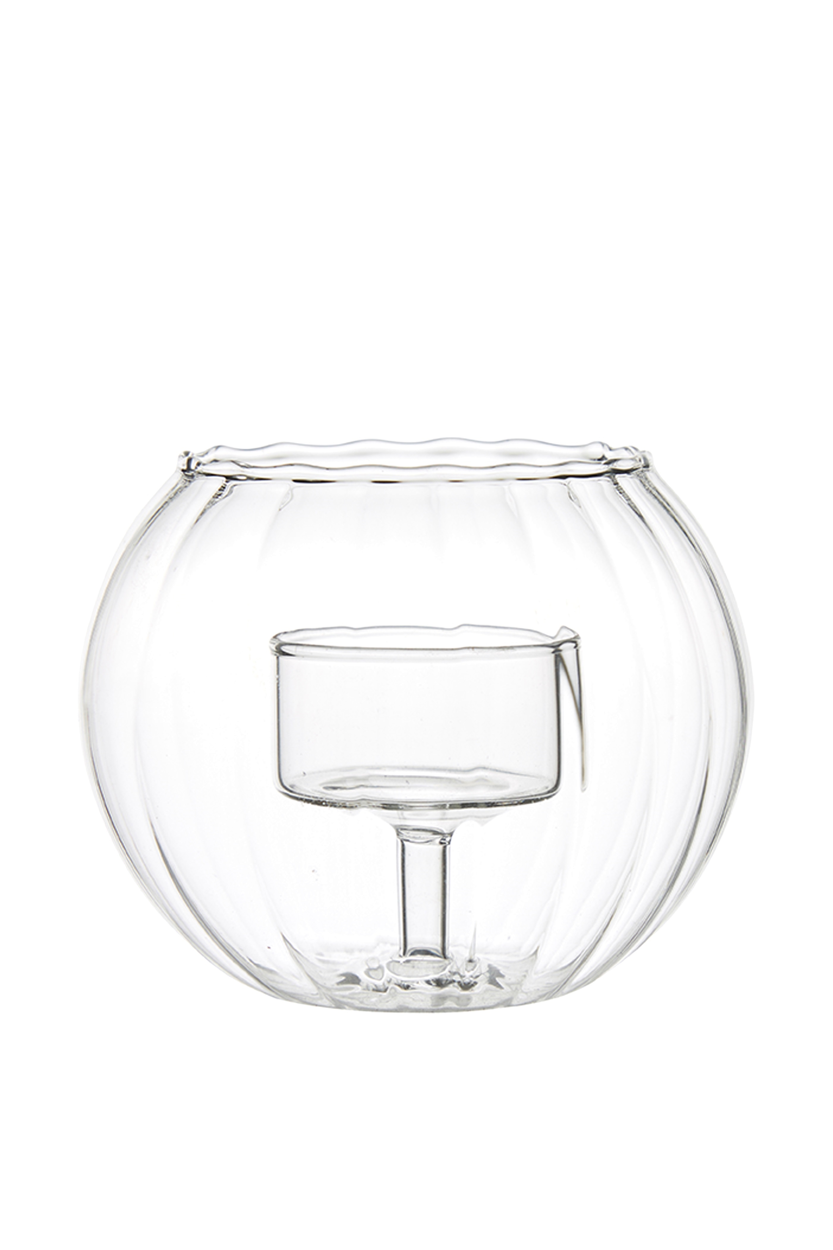 Lantern - Clear glass lantern - Glass - Small - 2