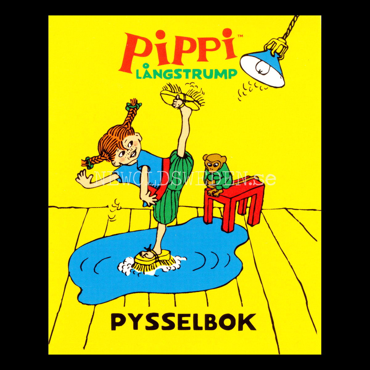 PIPPI LÅNGSTRUMP - PYSSELBOK - MINIBOK rabén&sjögren - MB213