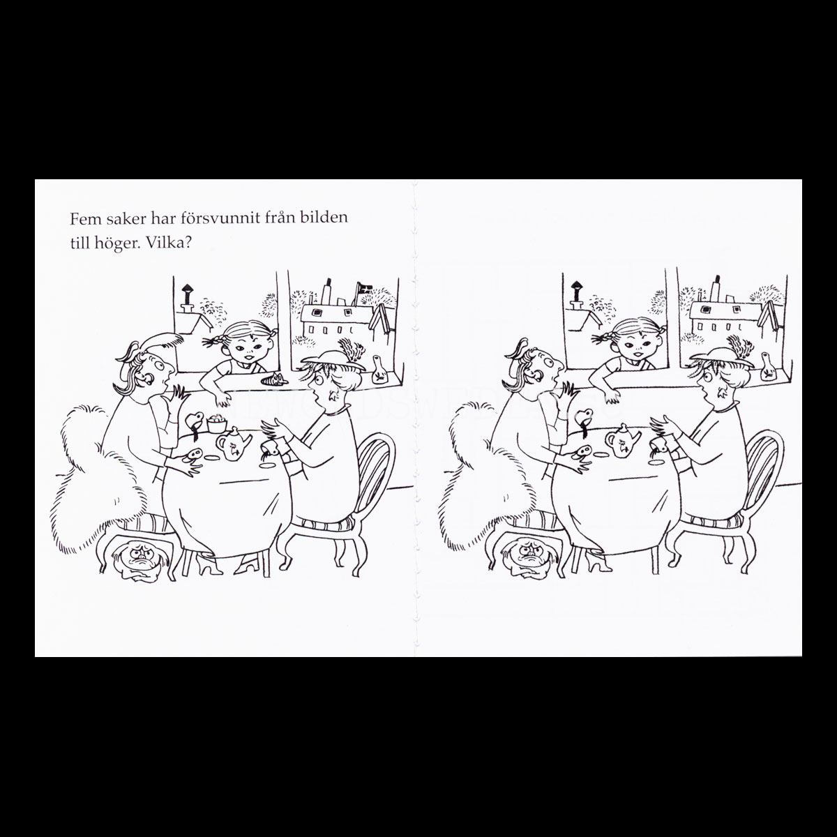 PIPPI LÅNGSTRUMP - PYSSELBOK - MINIBOK rabén&sjögren - MB213 - 2