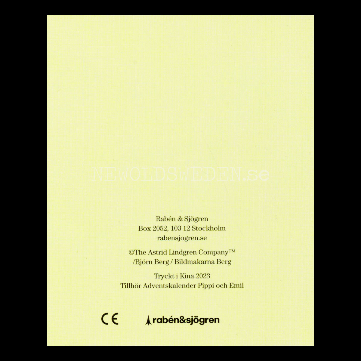 Emil och Ida födelsedagsbok- MINIBOK rabén&sjögren - MB213 - 3