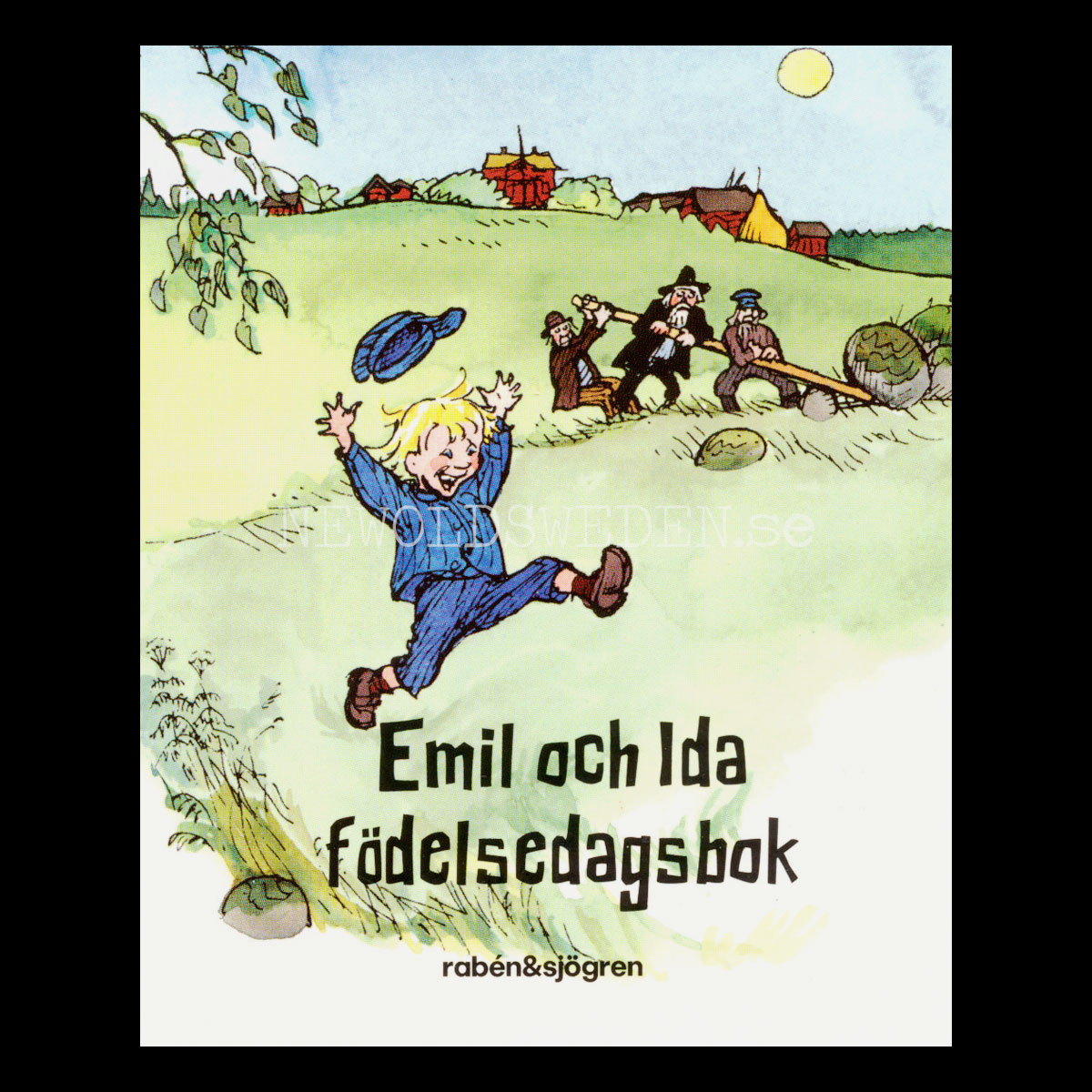 Emil och Ida födelsedagsbok- MINIBOK rabén&sjögren - MB213