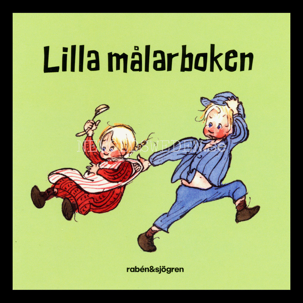 Emil i Lönneberga - Lilla målarboken - MINIBOK rabén&sjögren - MB214