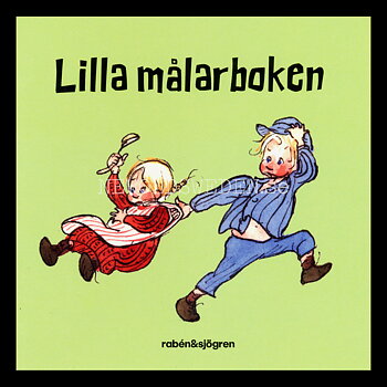 Emil i Lönneberga - Lilla målarboken - MINIBOK rabén&sjögren - MB214