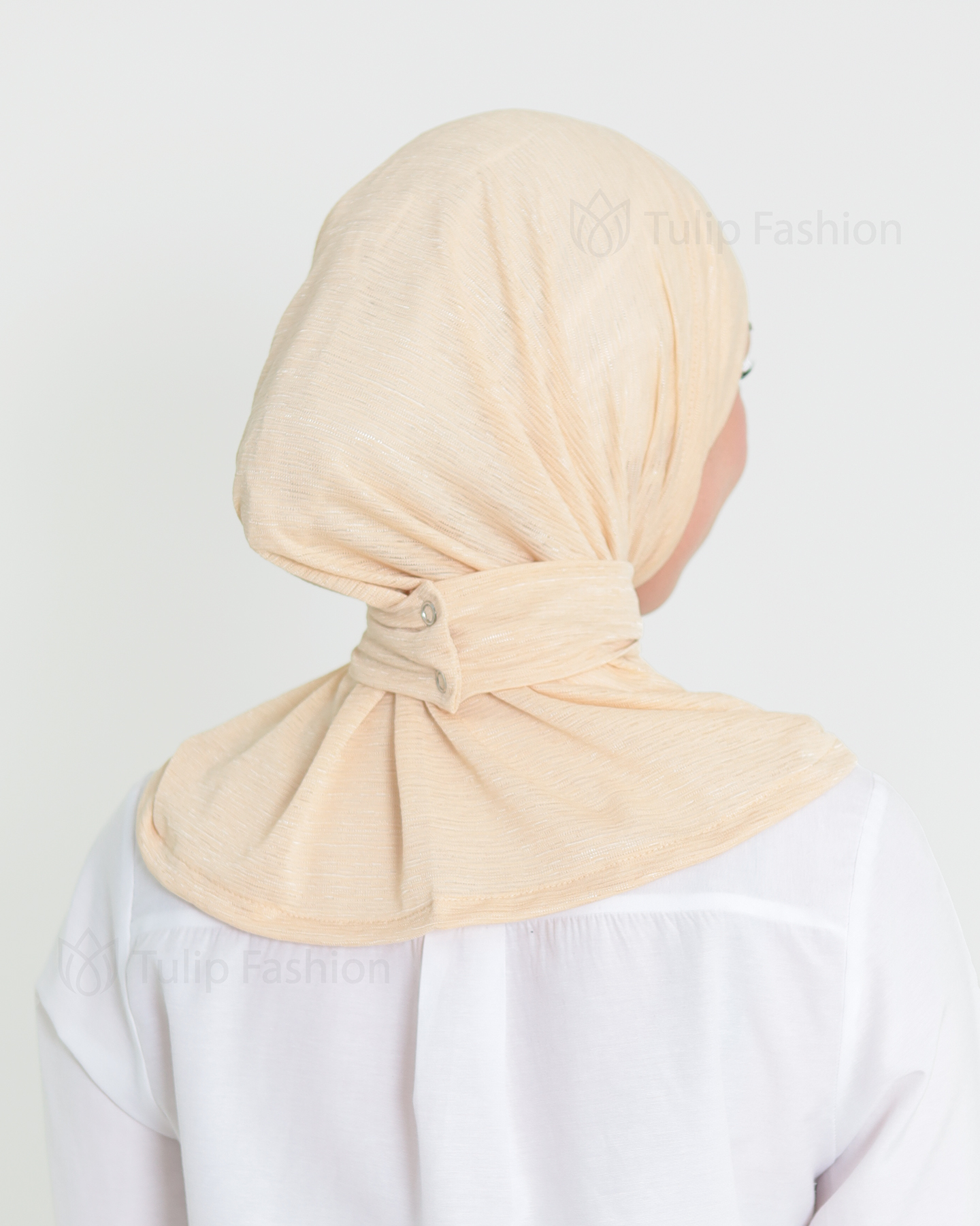 Hijab - instant lycra mottled - Beige - 4