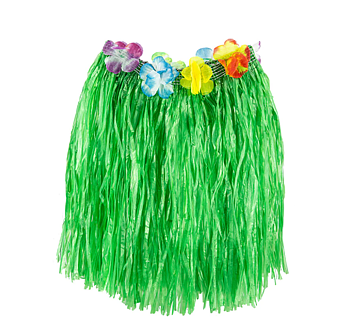 Hawaii-kjol - Grön