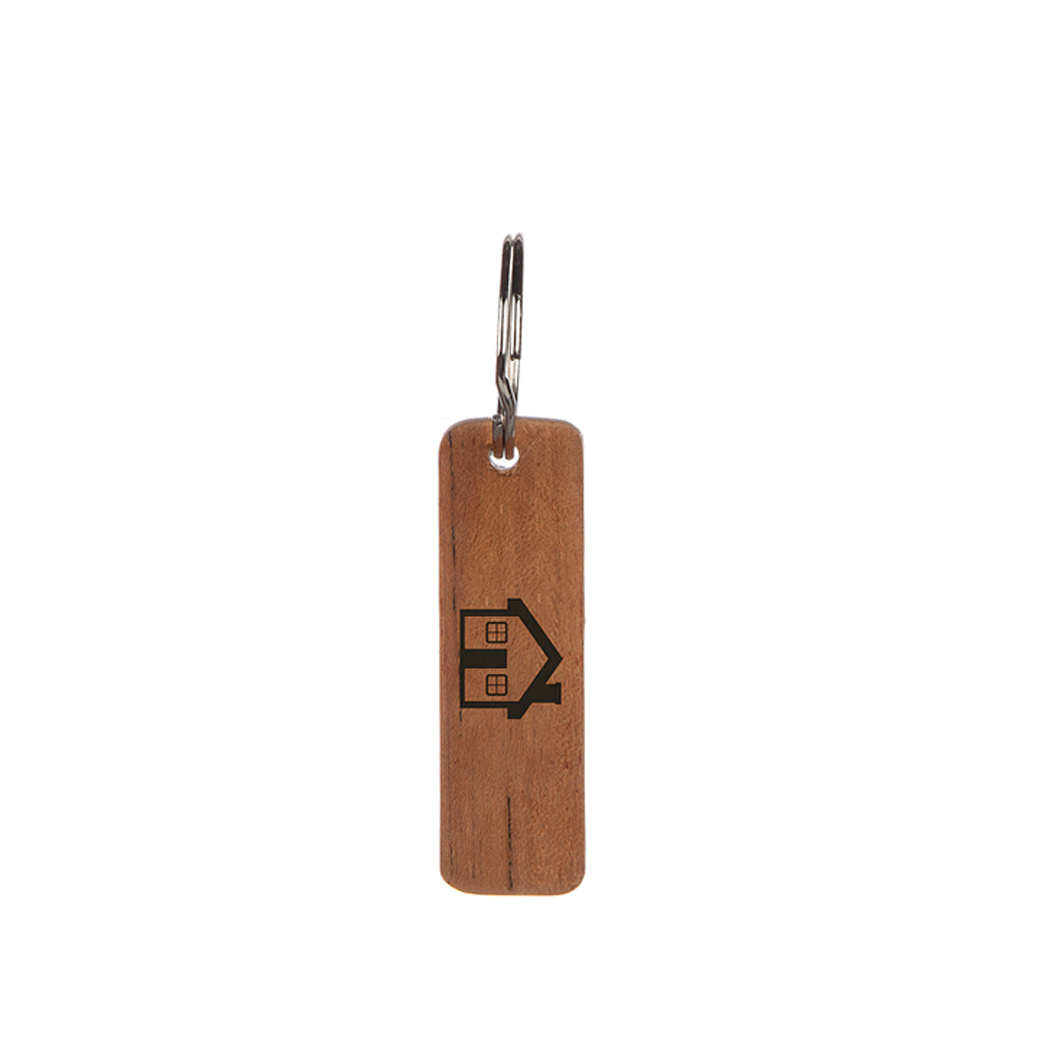 Nyckelring i teak - 8