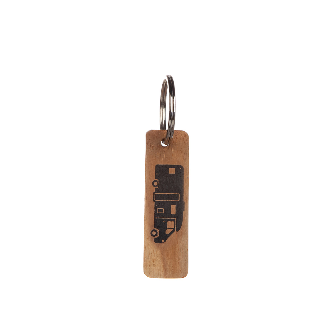 Nyckelring i teak - 3