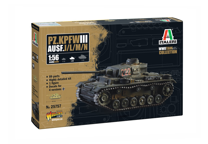 1/56 Pz. Kpfw. III Ausf. J/L/M/N
