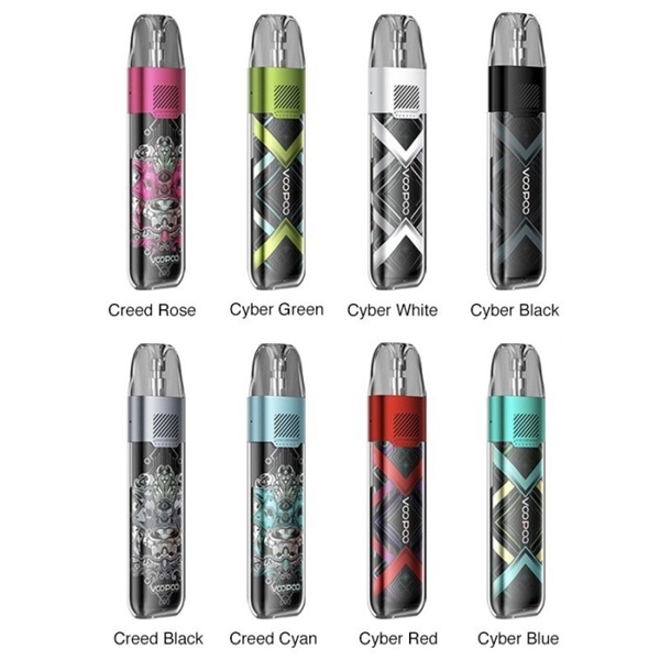 Argus P1 vape kit i 8 olika färger. 