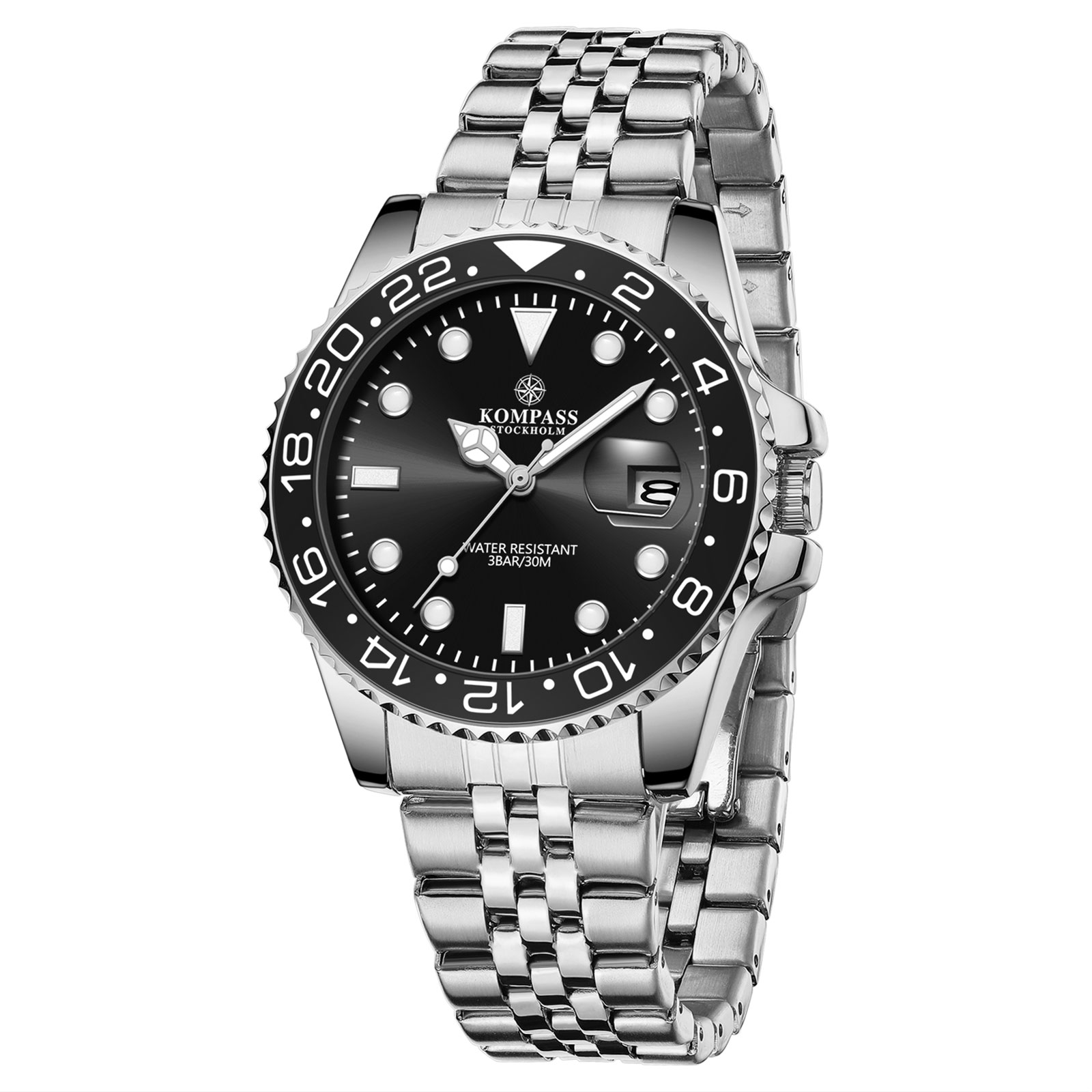 Kompass Monarch Silver Black - 3