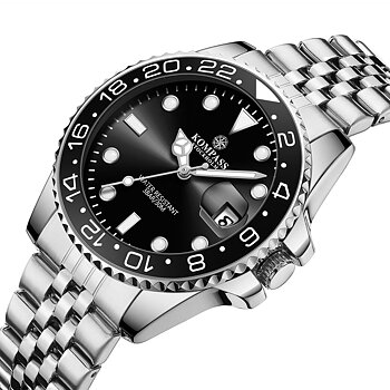 Kompass Monarch Silver Black