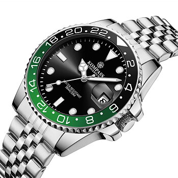 Kompass Monarch Silver Black/Green