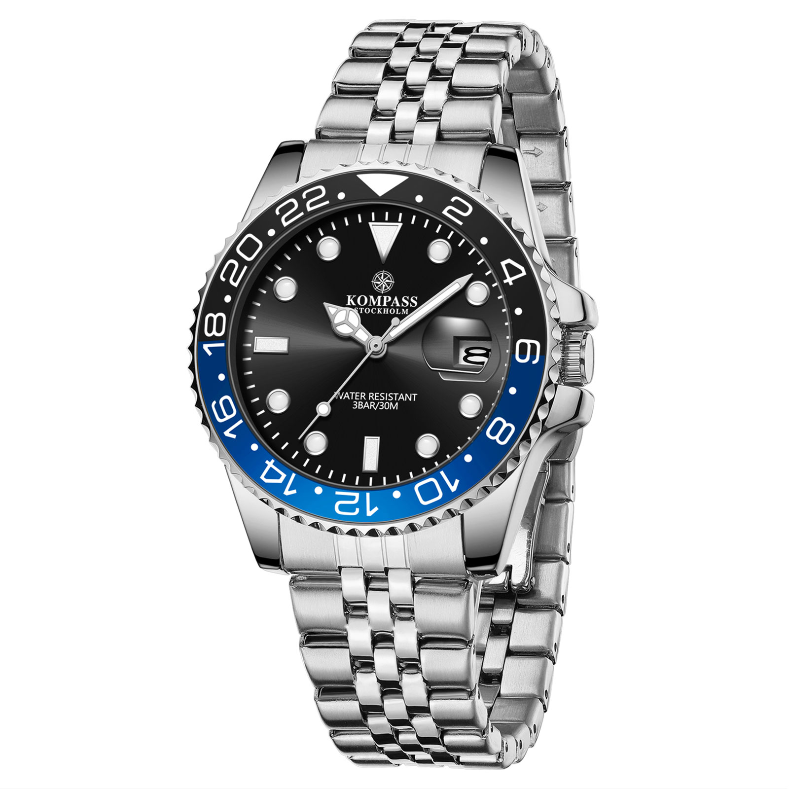 Kompass Monarch Silver Black/Blue - 3