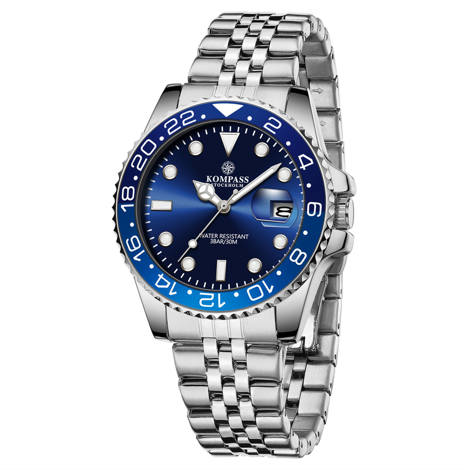 Kompass Monarch Silver Blue - 3