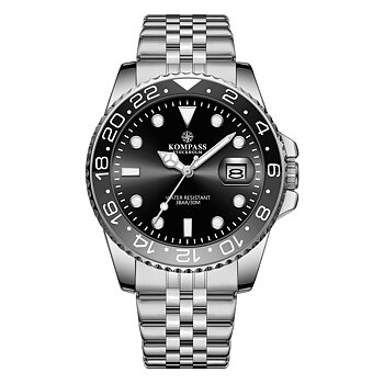 Kompass Monarch Silver Black/Gray
