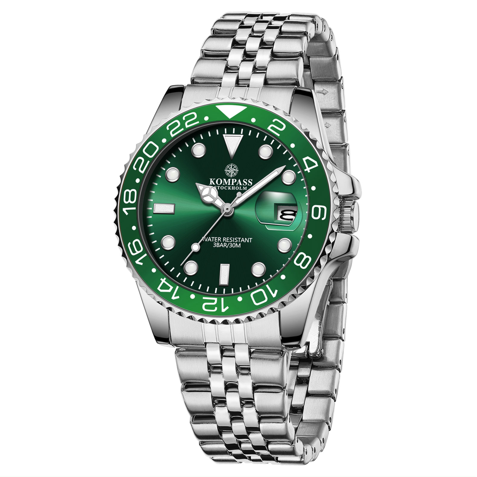 Kompass Monarch Silver Green - 3