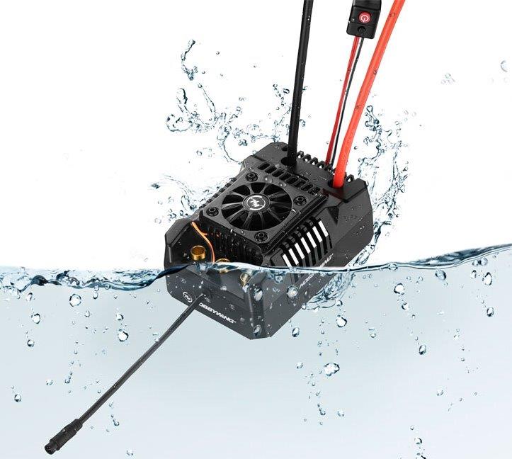 Hobbywing EzRun MAX4 HV 300A 6-12S Sensor WP Fartreglage 1/5 - 7