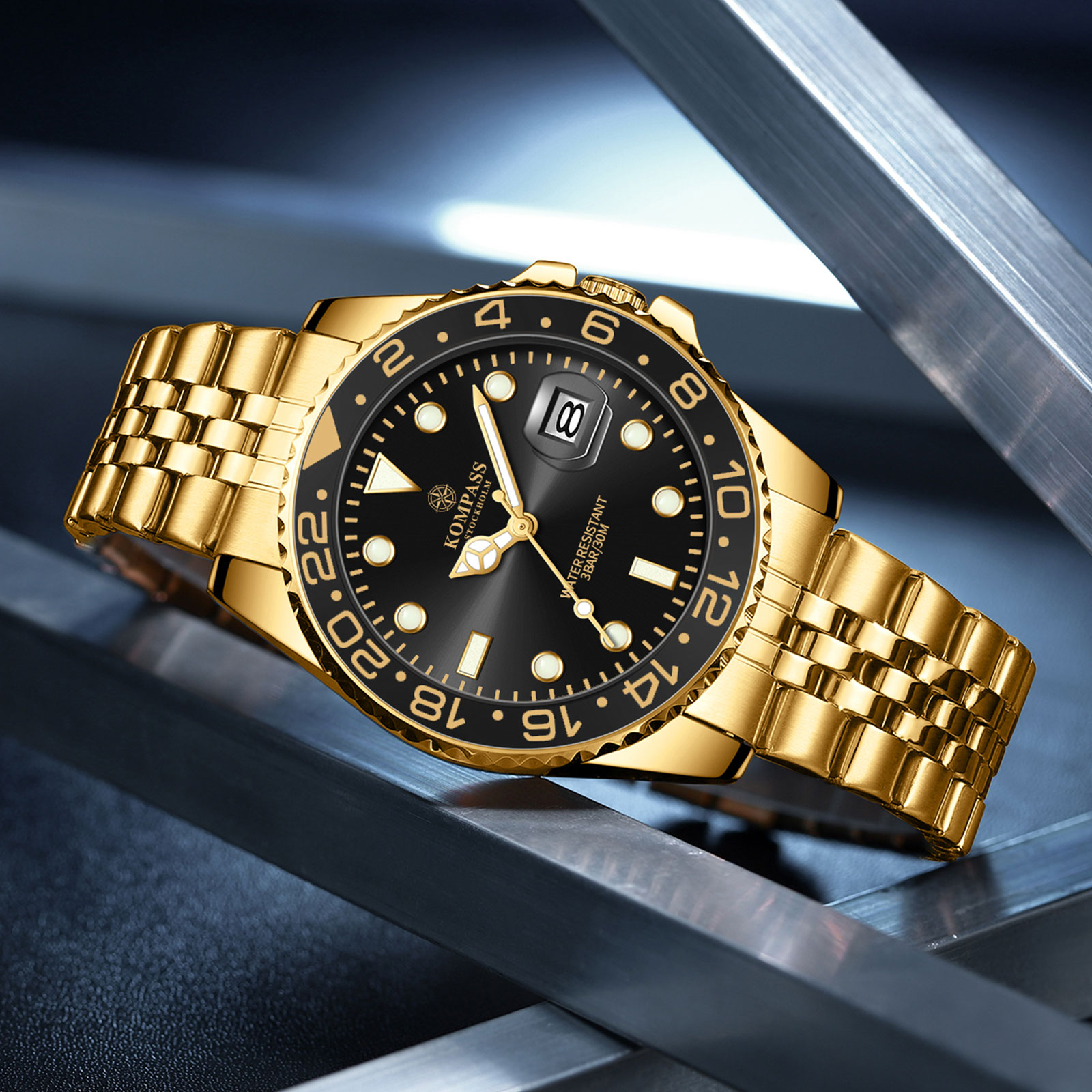 Kompass Monarch Gold Black - 4