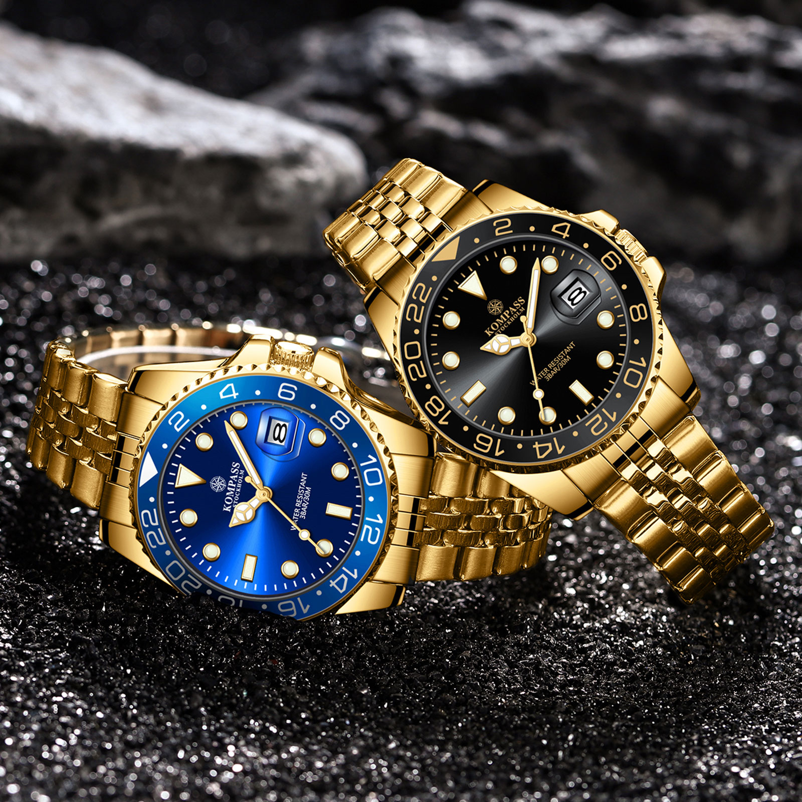 Kompass Monarch Gold Blue - 6