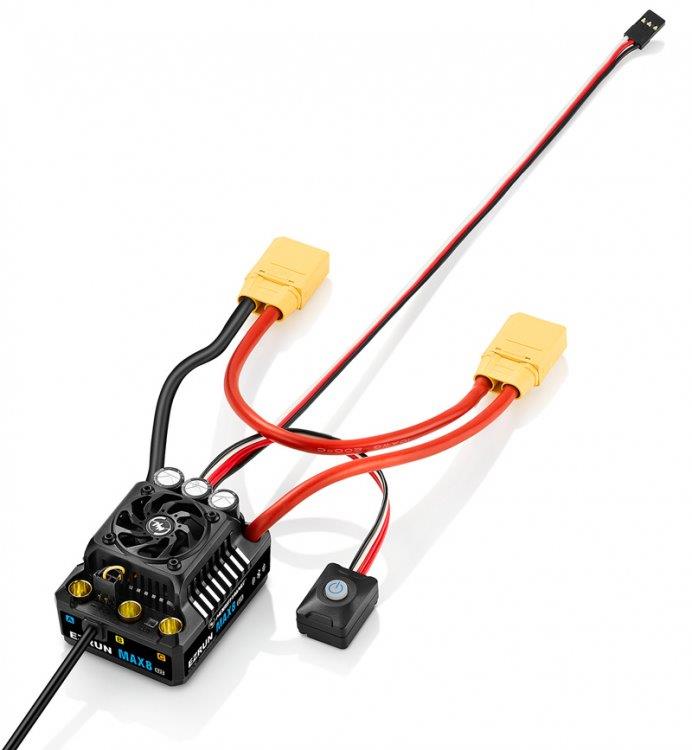 Hobbywing EzRun MAX8 G2S 160A 3-6S Sensor WP Fartreglage 1/8 - 3