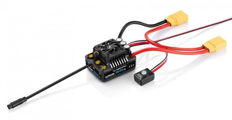 Hobbywing EzRun MAX8 G2S 160A 3-6S Sensor WP Fartreglage 1/8 - 2