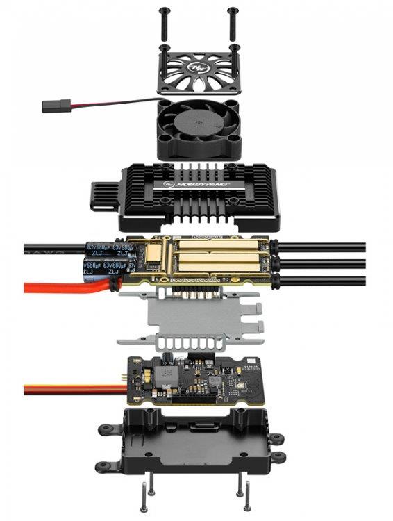 Hobbywing Platinum 180A SBEC V5 Fartreglage HV 6-14S - 6