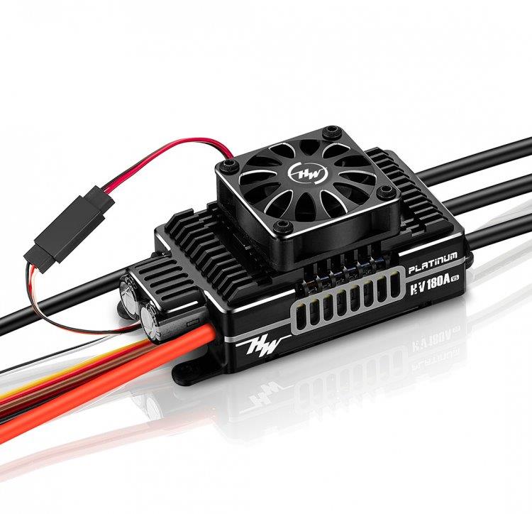 Hobbywing Platinum 180A SBEC V5 Fartreglage HV 6-14S - 2