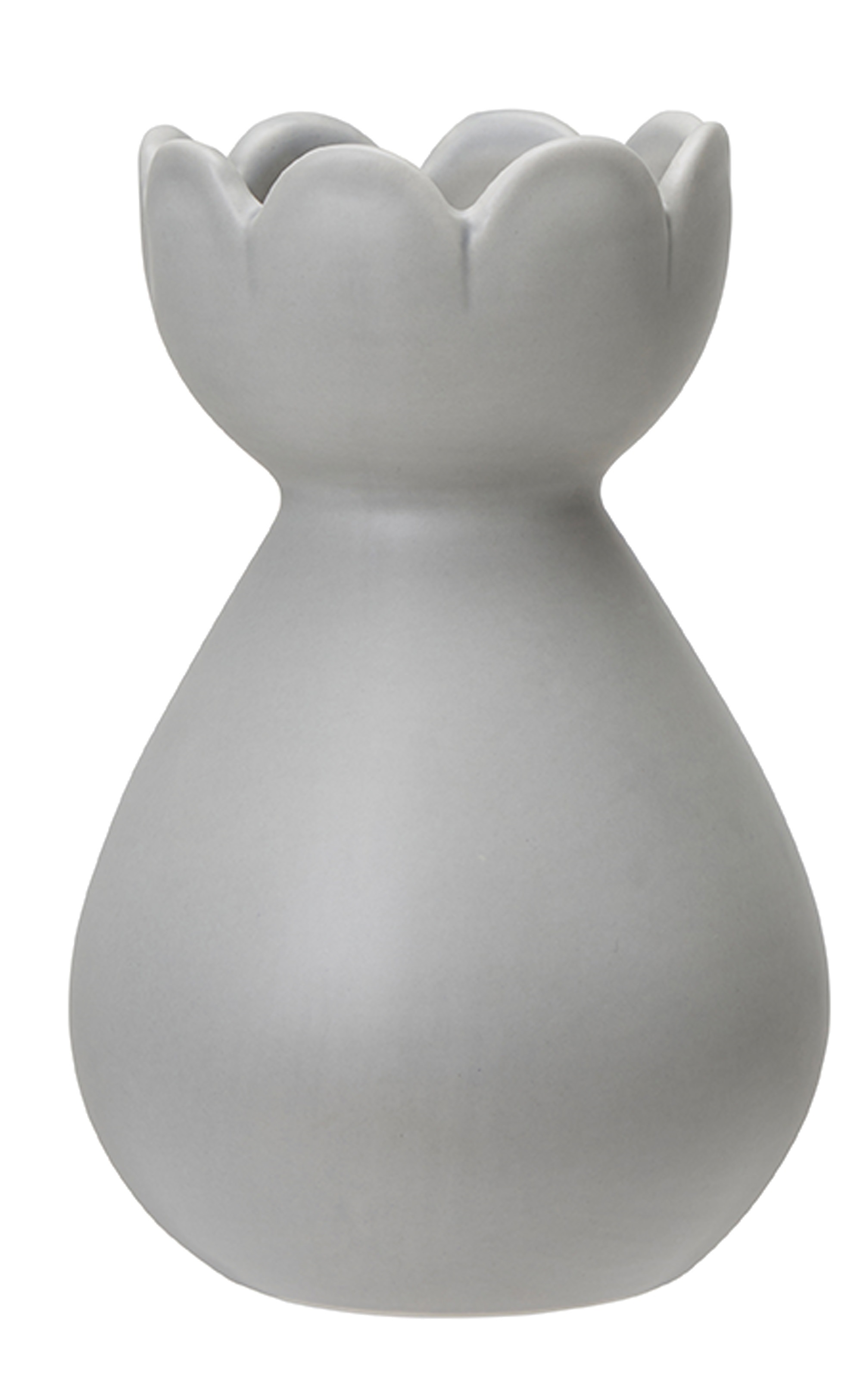 Hyacintvas - Lökvas - Glasvas - Ljusgrå - Hög - 2