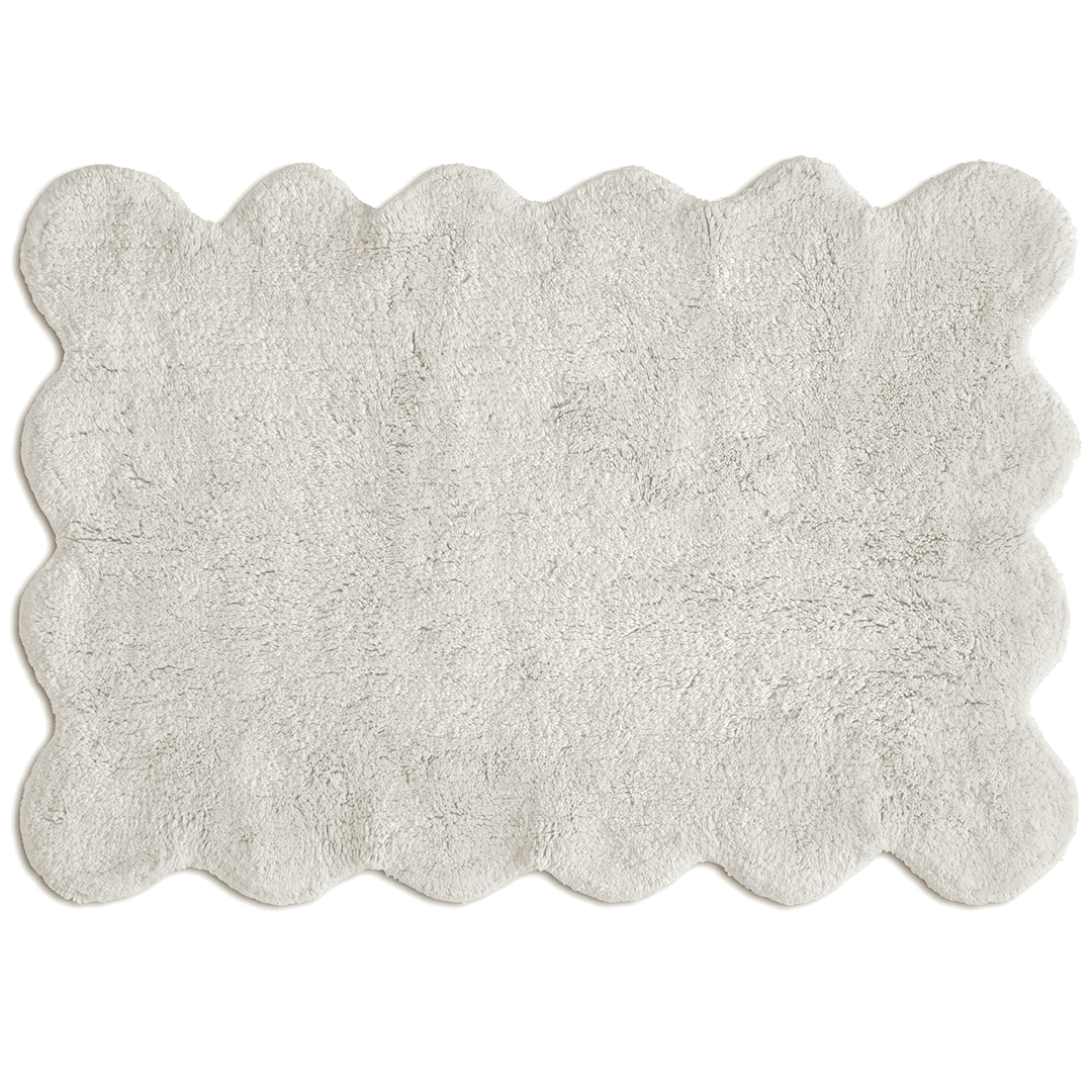 Badrumsmatta Clam Vit 60x90cm
